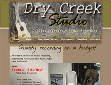 Tablet Screenshot of drycreekstudio.com